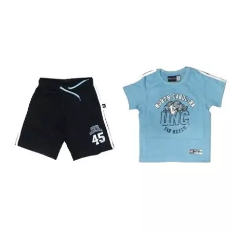 Champion Conjunto Niño North Carolina College B (navy/celeste)