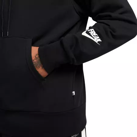 Giannis Pullover Basketball Hoodie "Negro/Sail"