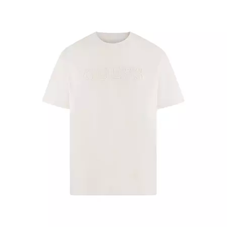Guess SS Alphy Front logo T-shirt "Beige"