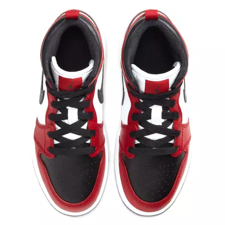 Jordan 1 Mid (PS) Pre-School Shoe "Chicago Toe"