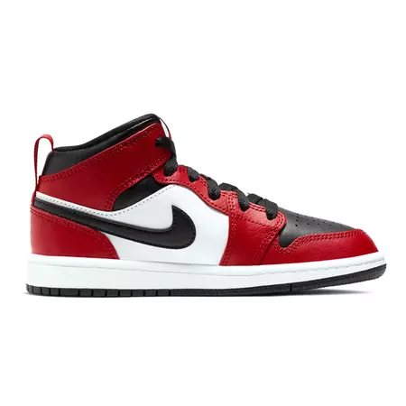 Jordan 1 Mid (PS) Pre-School Shoe "Chicago Toe"