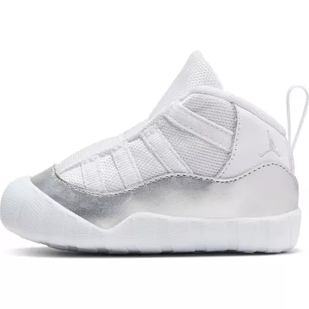 Jordan 11 Baby Crib Bootie "Metallic Silver"