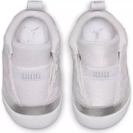 Jordan 11 Baby Crib Bootie "Metallic Silver"
