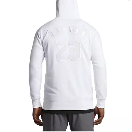 Jordan AJ 6 Fleece Full-Zip Hoodie (100/white)