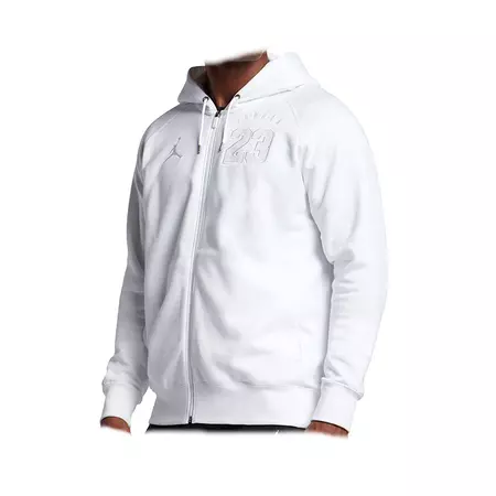 Jordan AJ 6 Fleece Full-Zip Hoodie (100/white)