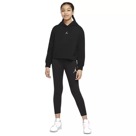 Jordan Girls Jumpman Essentials Boxy Pollover "Black"