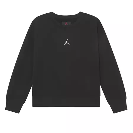 Jordan Girls Jumpman Essentials Crew Sweater "Black"