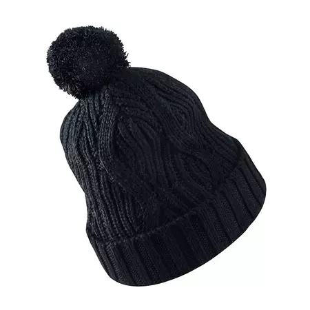 Jordan Jumpman Cable Beanie Pompon (010/noir)