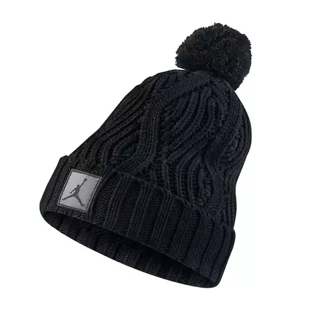 Jordan Jumpman Cable Beanie Pompon (010/noir)