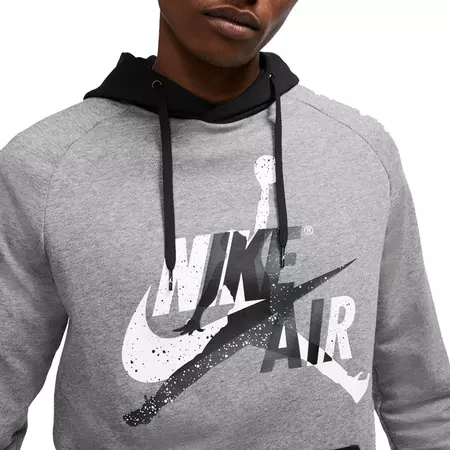 Jordan Jumpman Classics Fleece Pullover Hoodie "CarbonHeather"