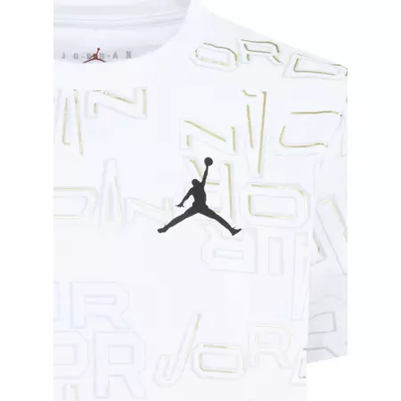 Jordan Kids Air JDB Clear Lane AOP Logo T-shirt "White"