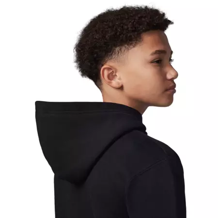 Jordan Kids Baseline Pullover Hoodie "Black"