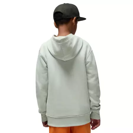 Jordan Kids Baseline Pullover Hoodie "LT Silver"