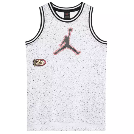 Jordan Kids JBD Play Off Speckle Jersey Tank Top "White""