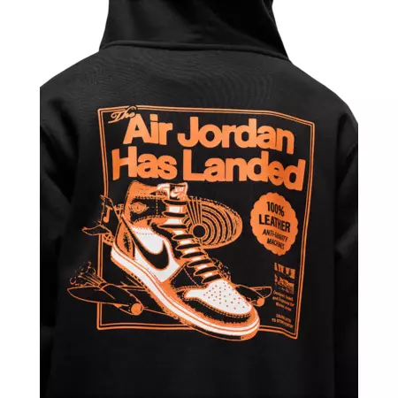 Jordan Kids JDB Air Jordan Has Landed Hoodie "Black"