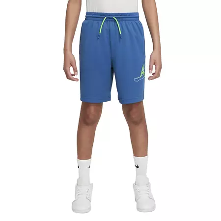Jordan Kids Jumping Big Air Logo Mesh Short "DK Marina Blue"