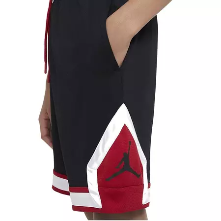 Jordan Kids Jumpman Diamond Short "Black-Gym Red"