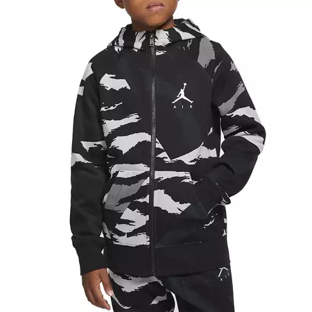 Jordan Kids Jumpman Wings Full Zip Camo Hoodie