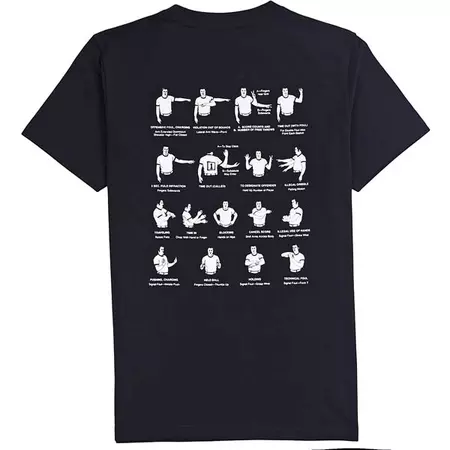 K1X Camiseta REF (black/white)