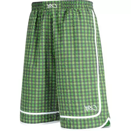 K1X Short Vichy Reversible  (verde cuadros/verde)