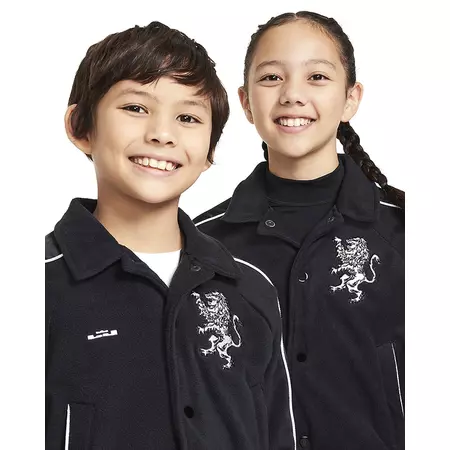 LeBron Kids' Basketball Jacket "Black"