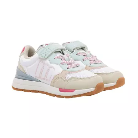 Mustang Junior Sneakers Compact "White-Fucsia"