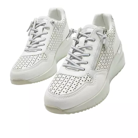 Mustang Sneakers Goa Zip "White-Silver"
