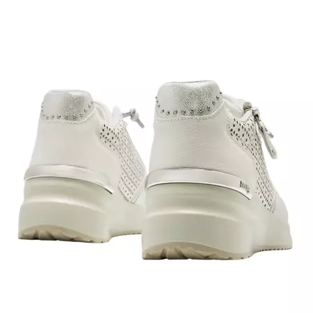 Mustang Sneakers Goa Zip "White-Silver"