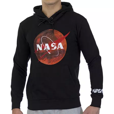 Nasa Mars Logo Planet Graphic Hoody "M11H-Black"