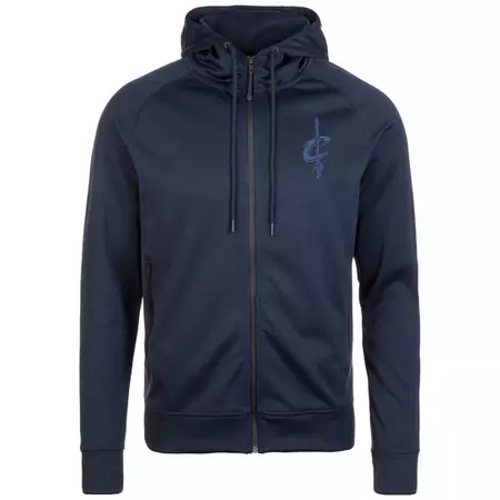 New Era Cleveland Cavaliers Engineered Fit Zip Hoodie (Navy)