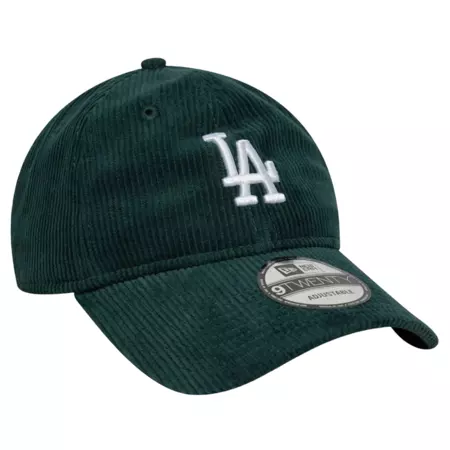 New Era MLB LA Dodgers Cord 9TWENTY Adjustable Cap "Dark Green"