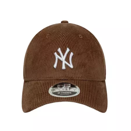New Era MLB NY Yankees Cord 9FORTY M-Crown Adjustable Cap "Brown"