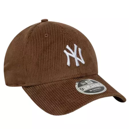 New Era MLB NY Yankees Cord 9FORTY M-Crown Adjustable Cap "Brown"