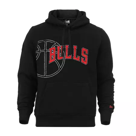New Era NBA Chicago Bulls Graphic Basketaball Hoody