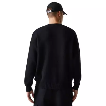 New Era NBA Chicago Bulls Knit Oversized Sweater "Black"