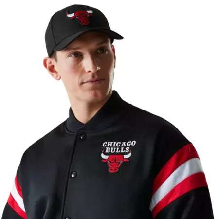 New Era NBA Chicago Bulls Panel Bomber Jacket