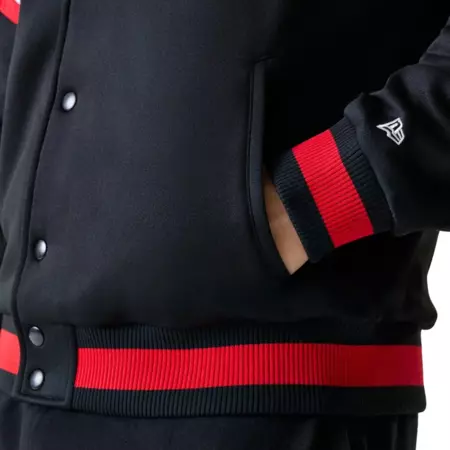 New Era NBA Chicago Bulls Panel Bomber Jacket