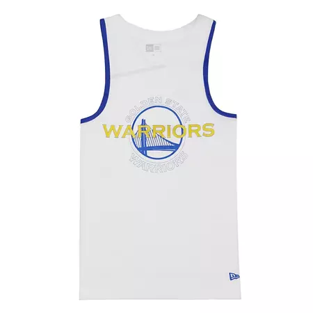 New Era NBA Golden State Warriors Double Logo Tank Top