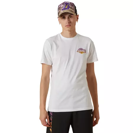 New Era NBA L.A. Lakers Team Water Print Logo T-Shirt