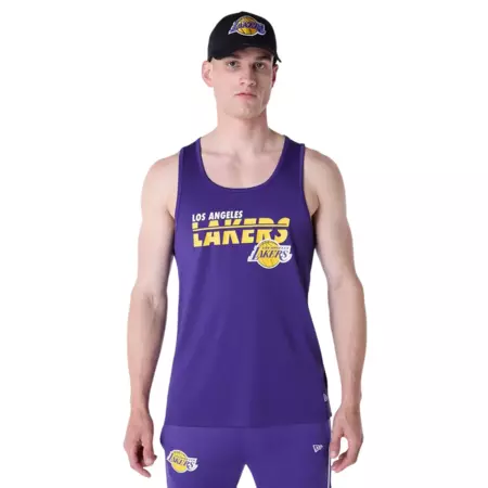 New Era NBA LA Lakers Essentials Tank Top "Purple"