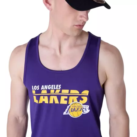 New Era NBA LA Lakers Essentials Tank Top "Purple"