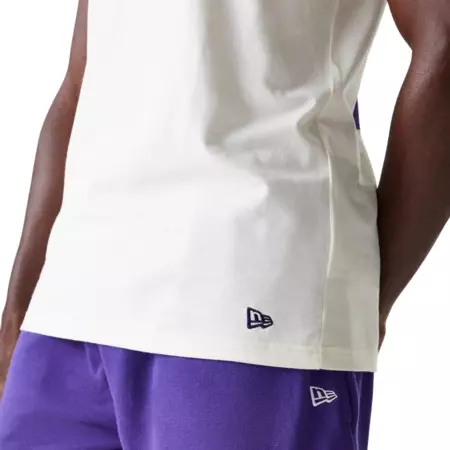 New Era NBA LA Lakers Graphic Sleeveless T-Shirt "Offwhite"