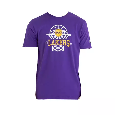 New Era NBA League Net Los Angeles Lakers Logo Tee