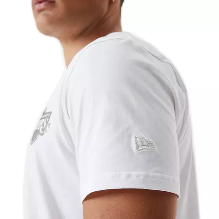 New Era NBA Los Angeles Lakers Metallic Tee "White-Silver"