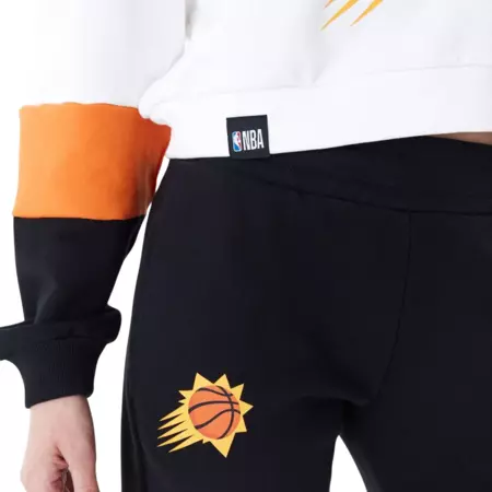 New Era NBA Phoenix Suns Womens Colour Block Crop Crew Neck Sweatshirt