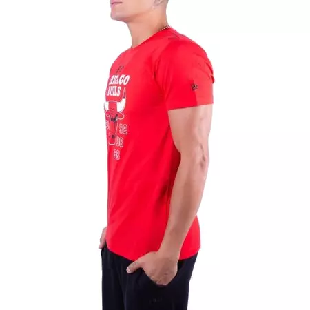 New Era NBA Team Champion Chicago Bulls Tee