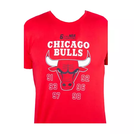 New Era NBA Team Champion Chicago Bulls Tee