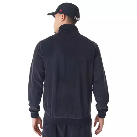 New Era NBAChicago Bulls Lifestyle Velour Track Jacket