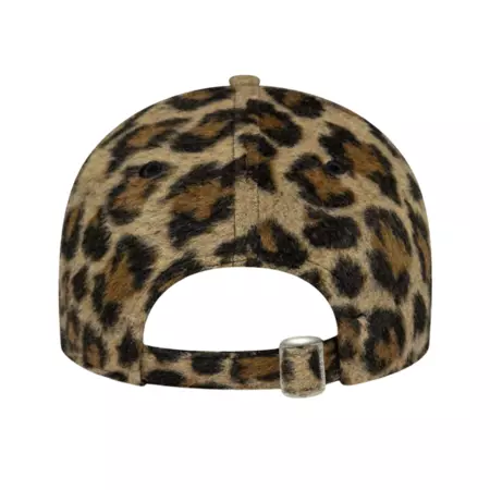 New Era Wmns MLB NY Yankees Cosy Animal Leopard 9FORTY Adjustable Cap