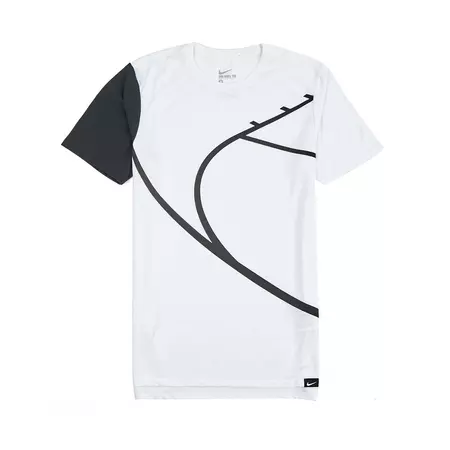 Nike Camiseta Court Graphic (100/white/black)